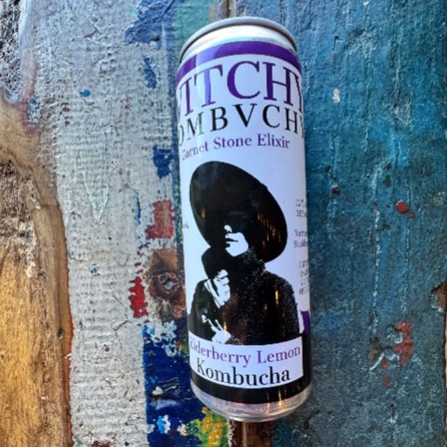 Witchy Kombuchy - Elderberry Lemon Kombucha.